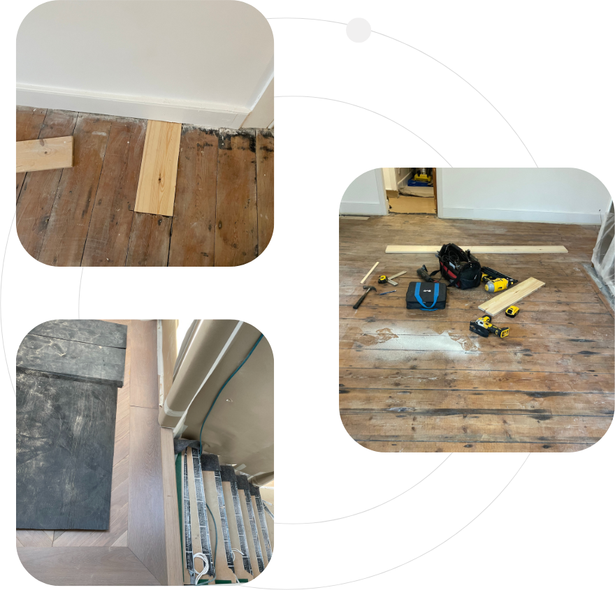 Ремонт на паркет - подмяна на дъски